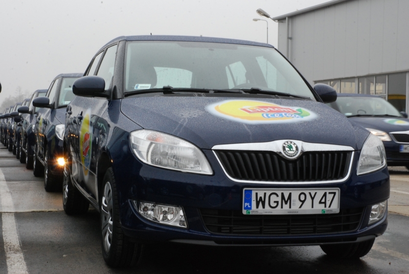 Combi Lay Do floty firmy Frito Lay Poland (PepsiCo) trafiło 146 modeli Fabia ...